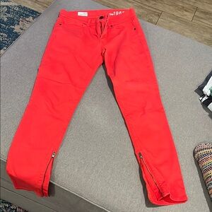 GAP Red Skinny Jeans